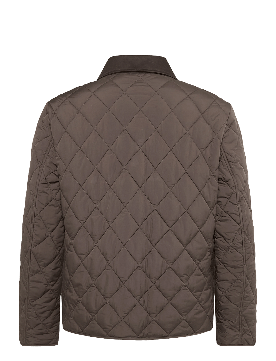 Mango - Quilted water repellent jacket - höstjackor - brown - 2