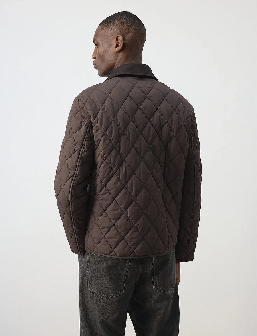 Mango - Quilted water repellent jacket - efterårsjakker - brown - 2