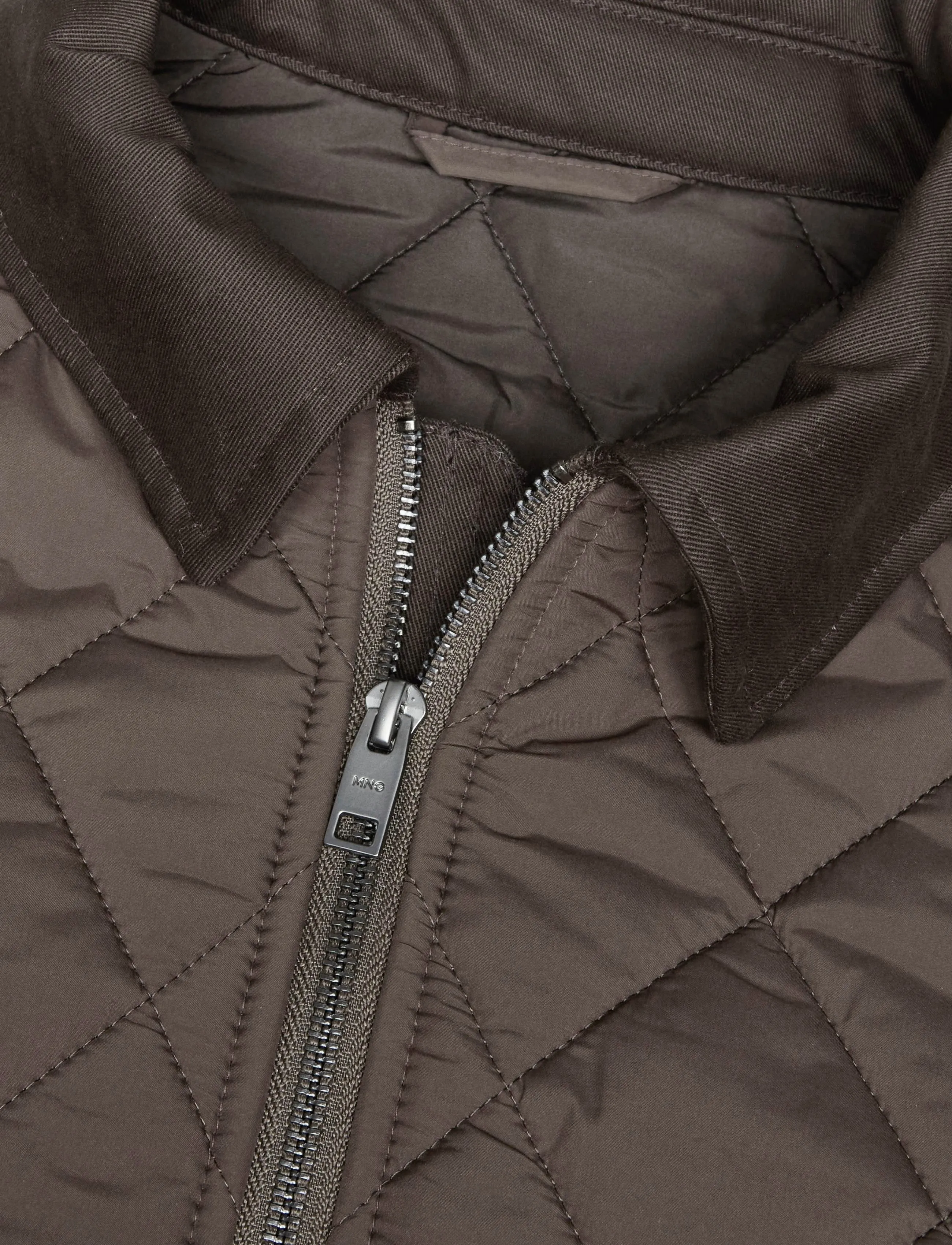 Mango - Quilted water repellent jacket - efterårsjakker - brown - 4