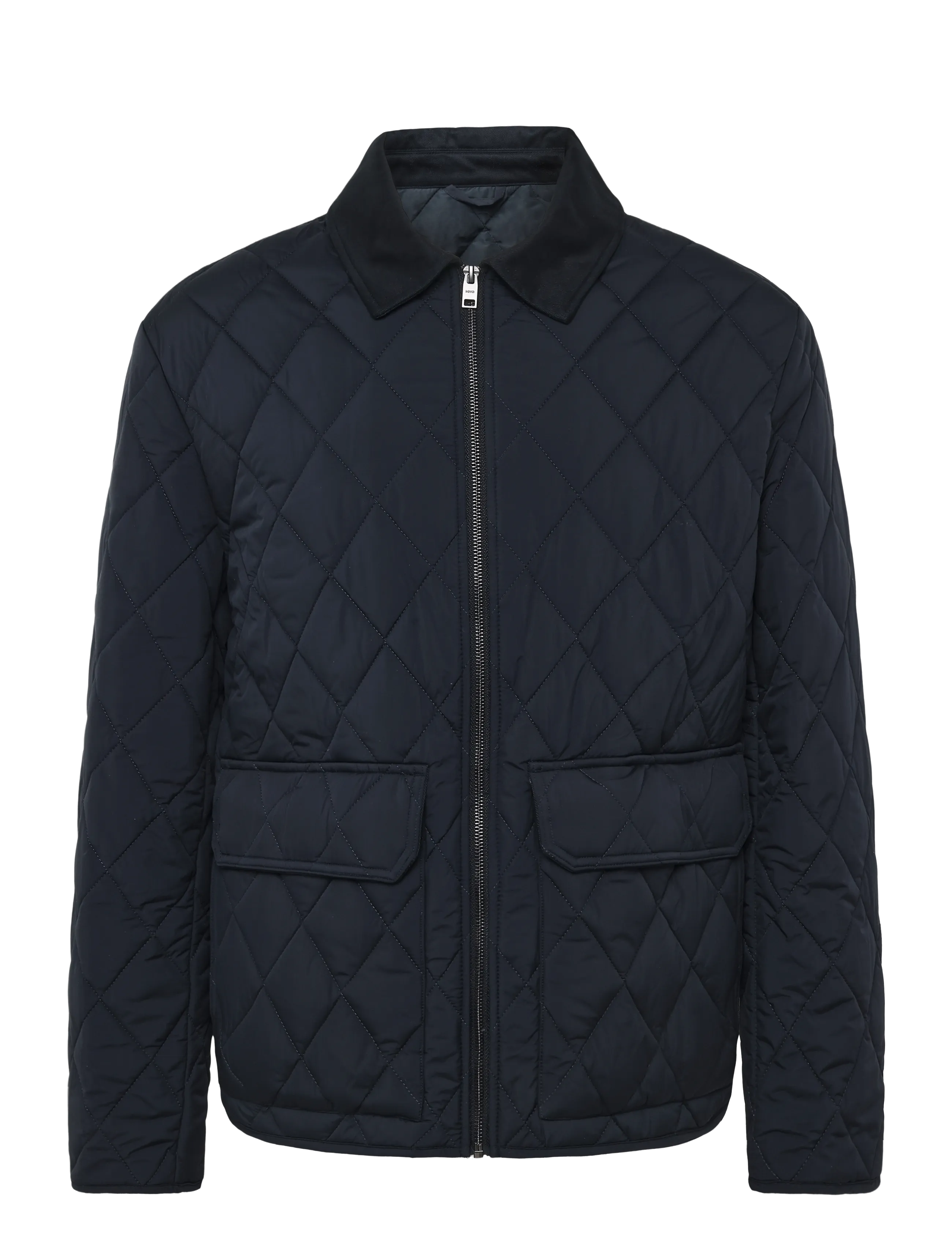 Mango - Quilted water repellent jacket - höstjackor - dark blue - 1