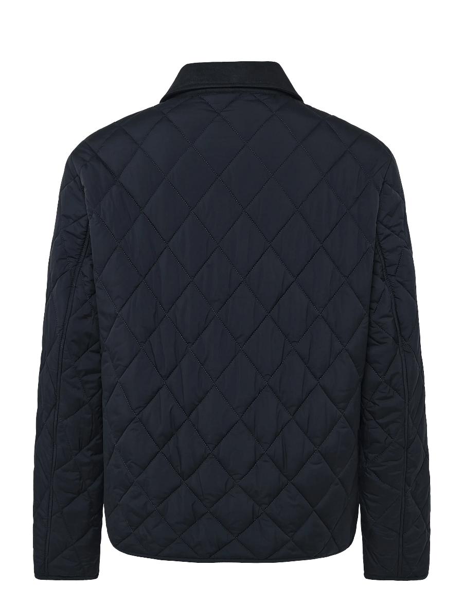 Mango - Quilted water repellent jacket - höstjackor - dark blue - 2