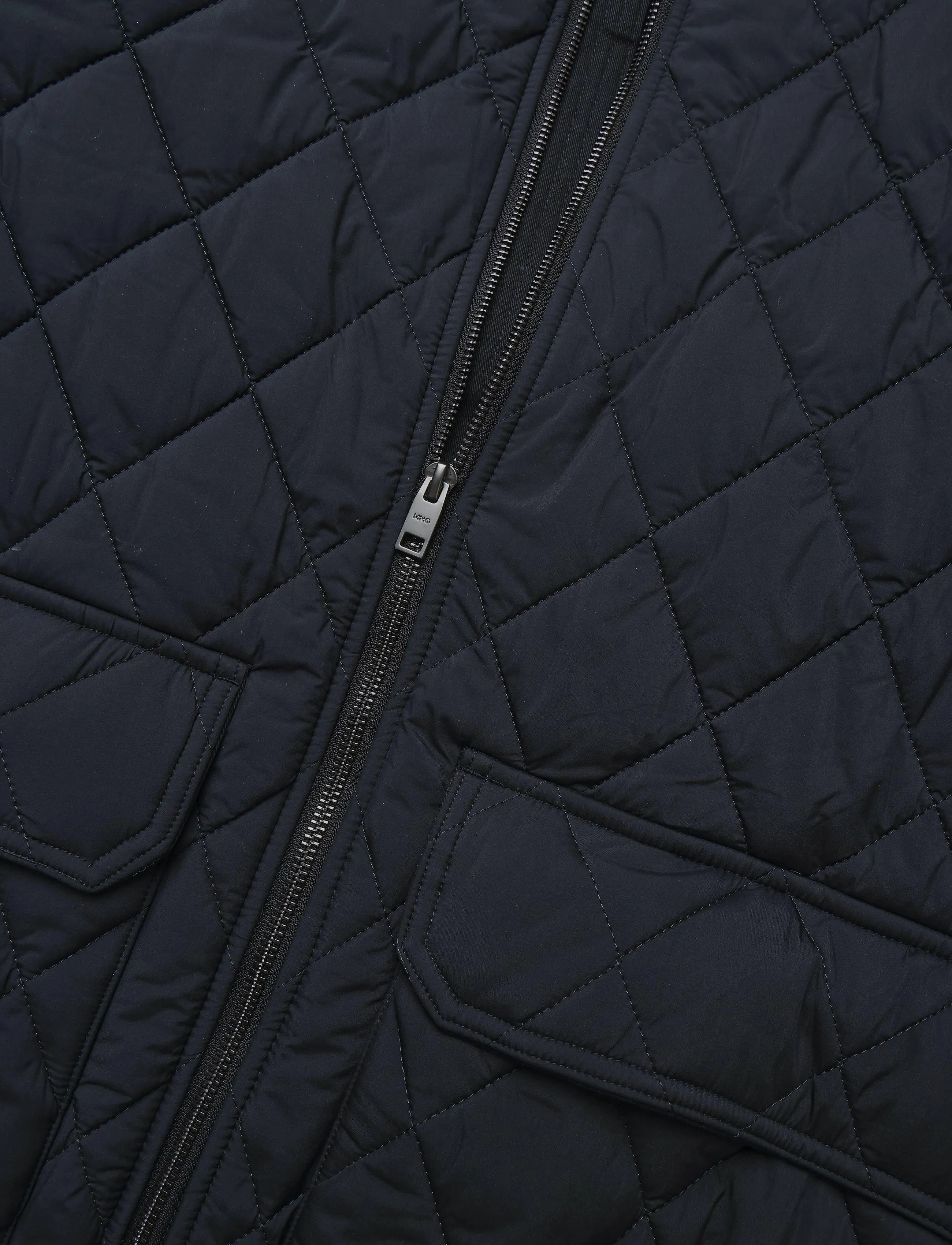 Mango - Quilted water repellent jacket - höstjackor - dark blue - 5