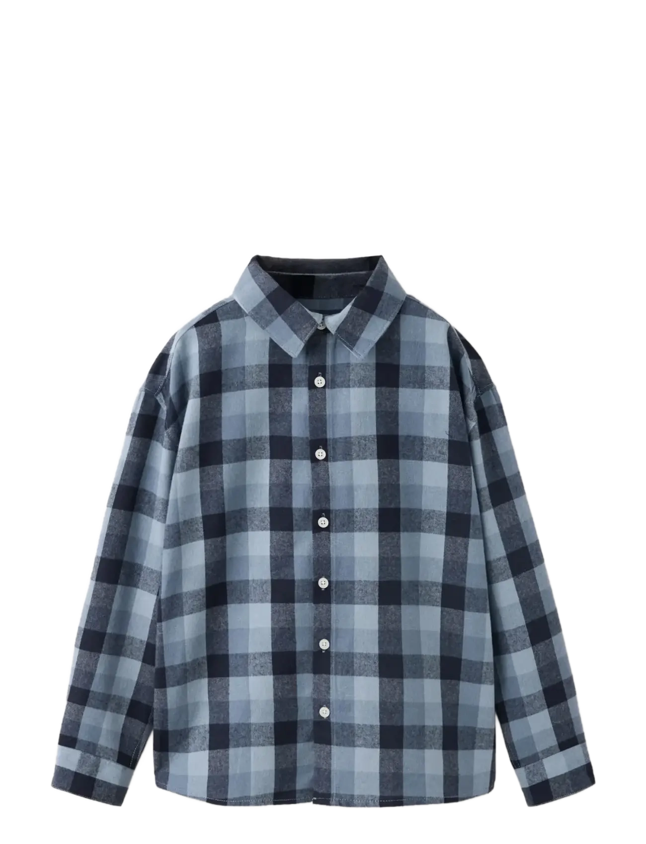 Mango Chest-pocketed check shirt - Skjorter - NAVY / navy