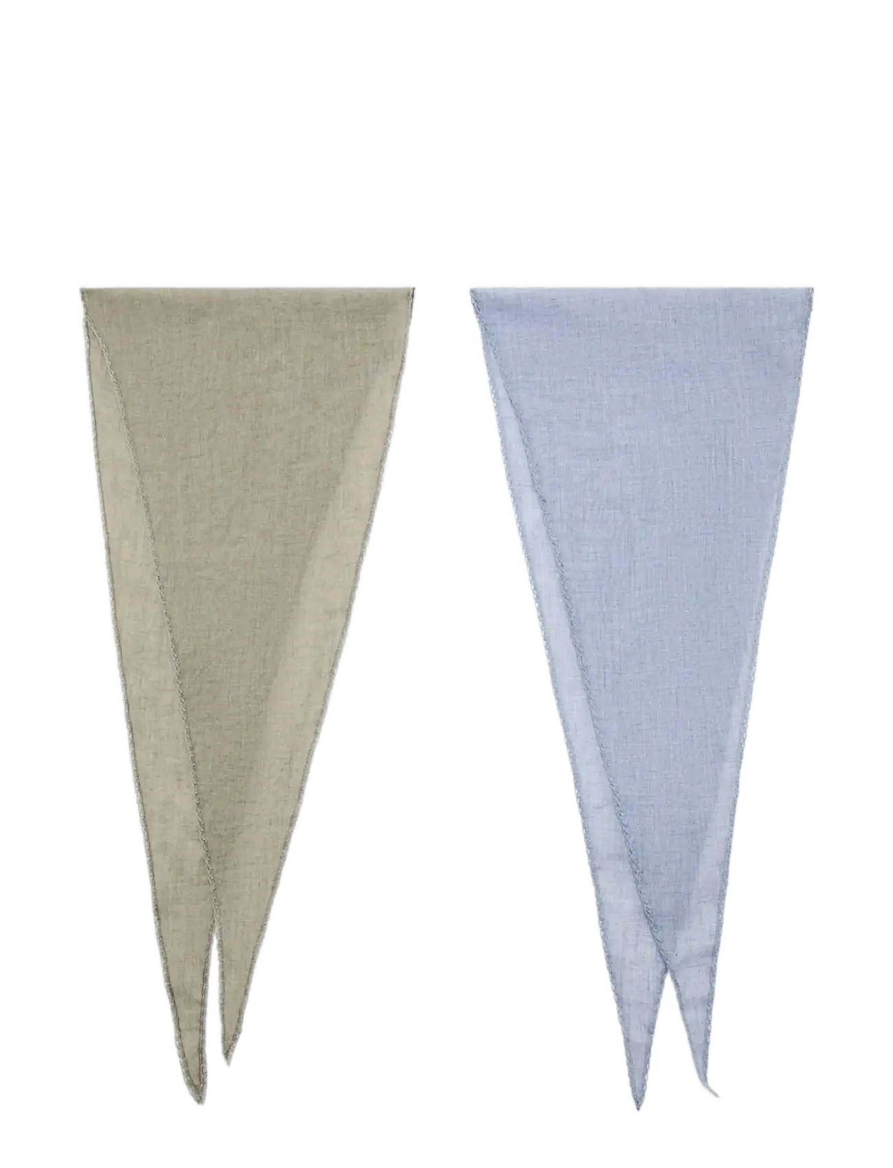 Mango Set Of 2 Combined Scarves, One Size, Blue, Tørklæder > Letvægtstørklæder, Dame