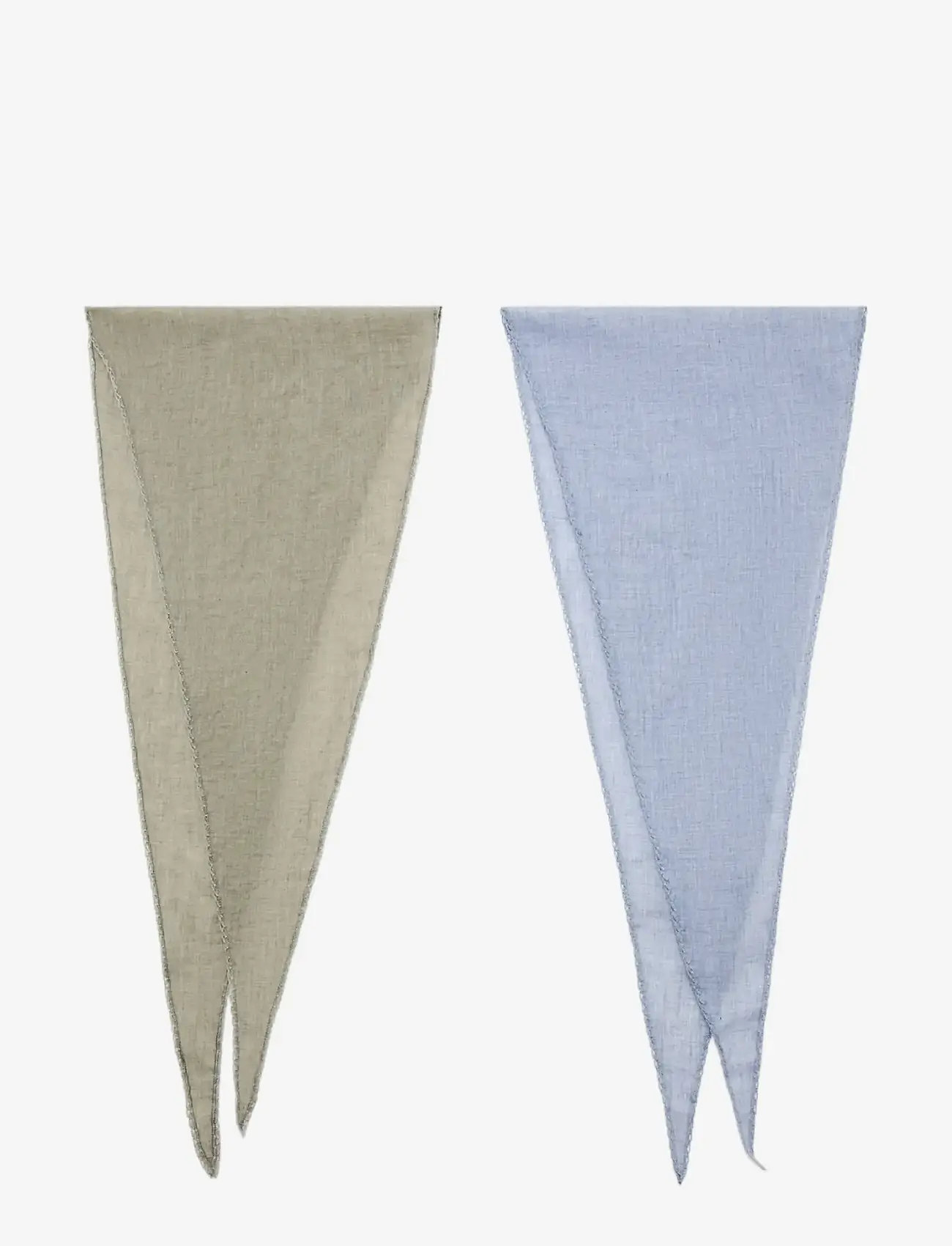 Mango - Set of 2 combined scarves - tynde tørklæder - lt-pastel blue - 0