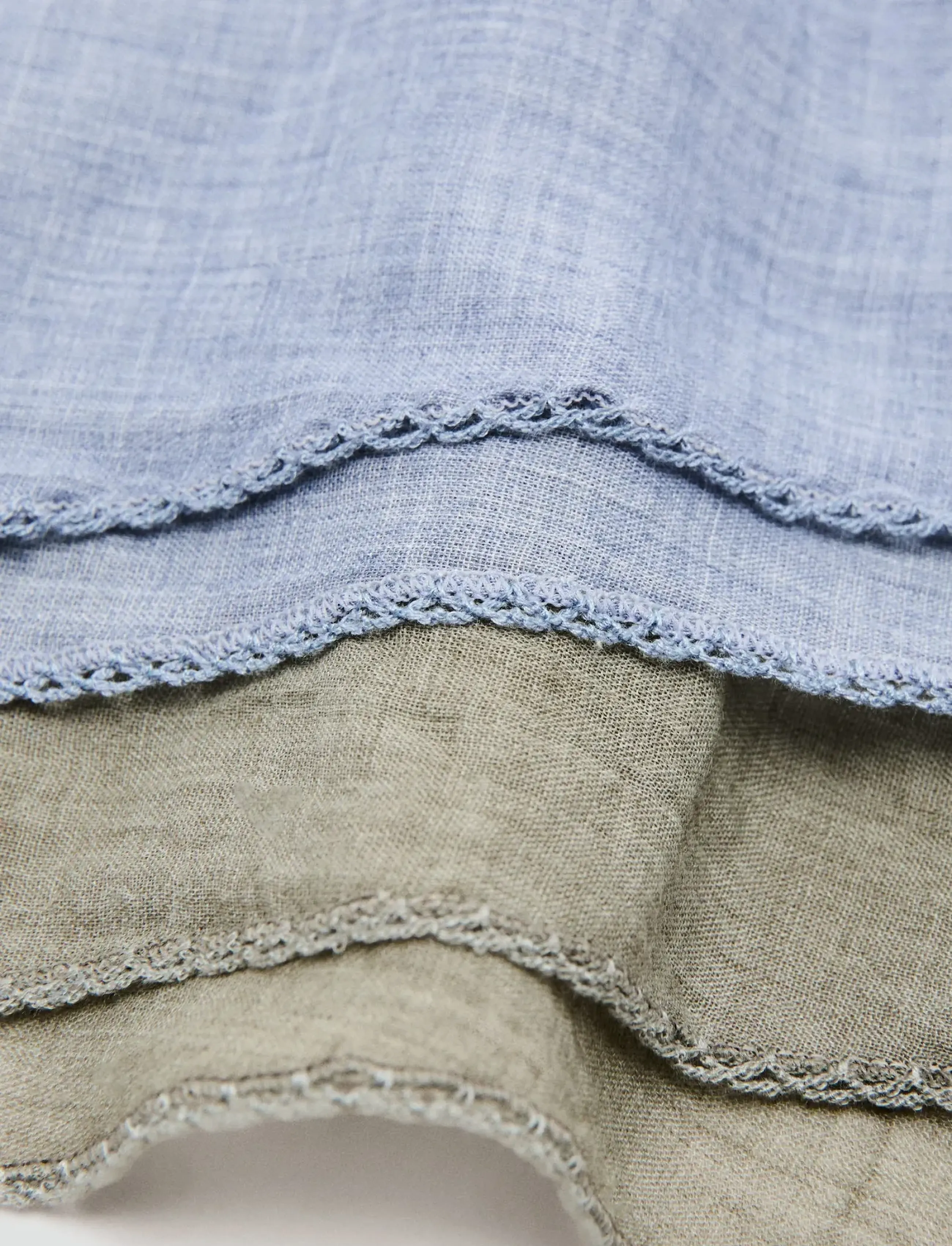 Mango - Set of 2 combined scarves - sjalar - lt-pastel blue - 1