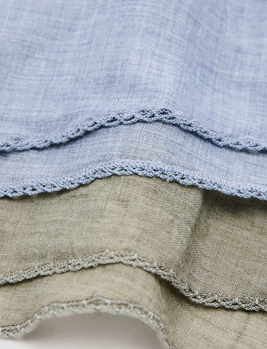 Mango - Set of 2 combined scarves - sjalar - lt-pastel blue - 1