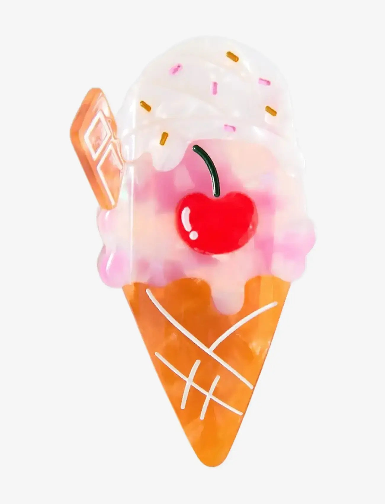 Mango - Ice cream hair claw - hårspænder - pink - 0