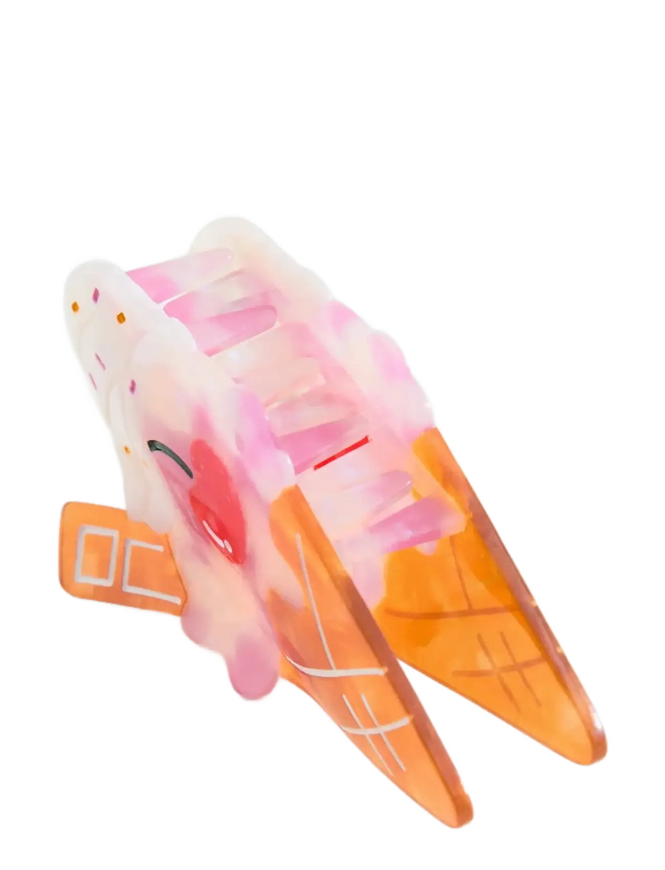 Mango - Ice cream hair claw - hårklämmor - pink - 1