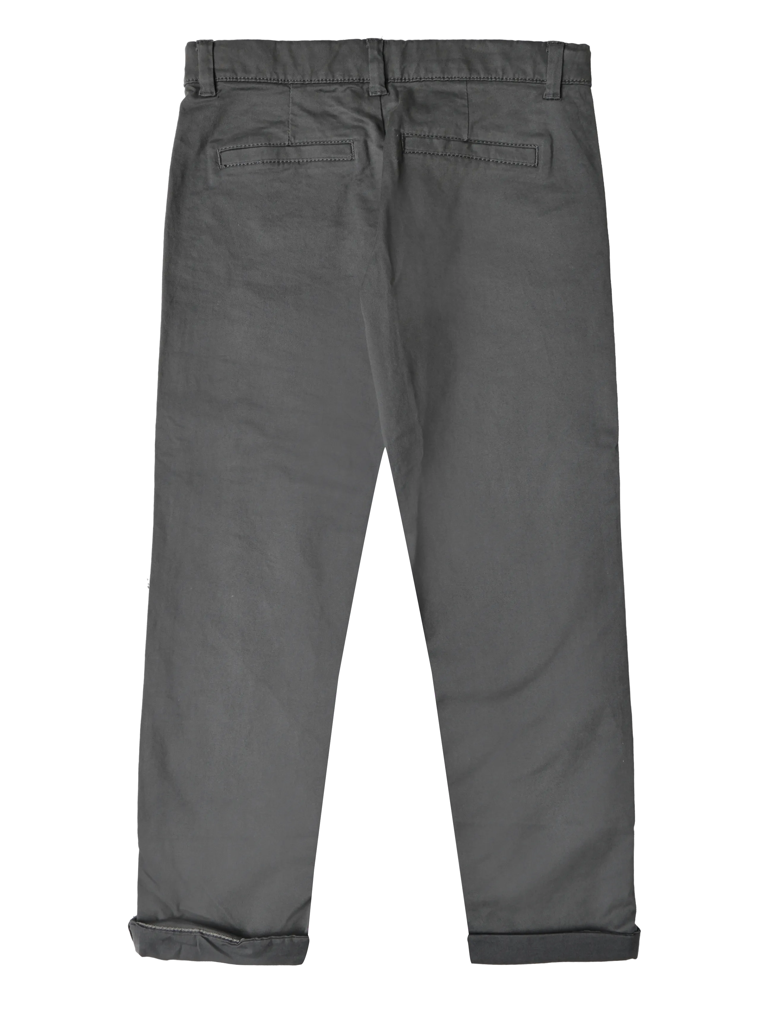 Mango - Chino trousers with turn-up hem - chinos - charcoal - 1