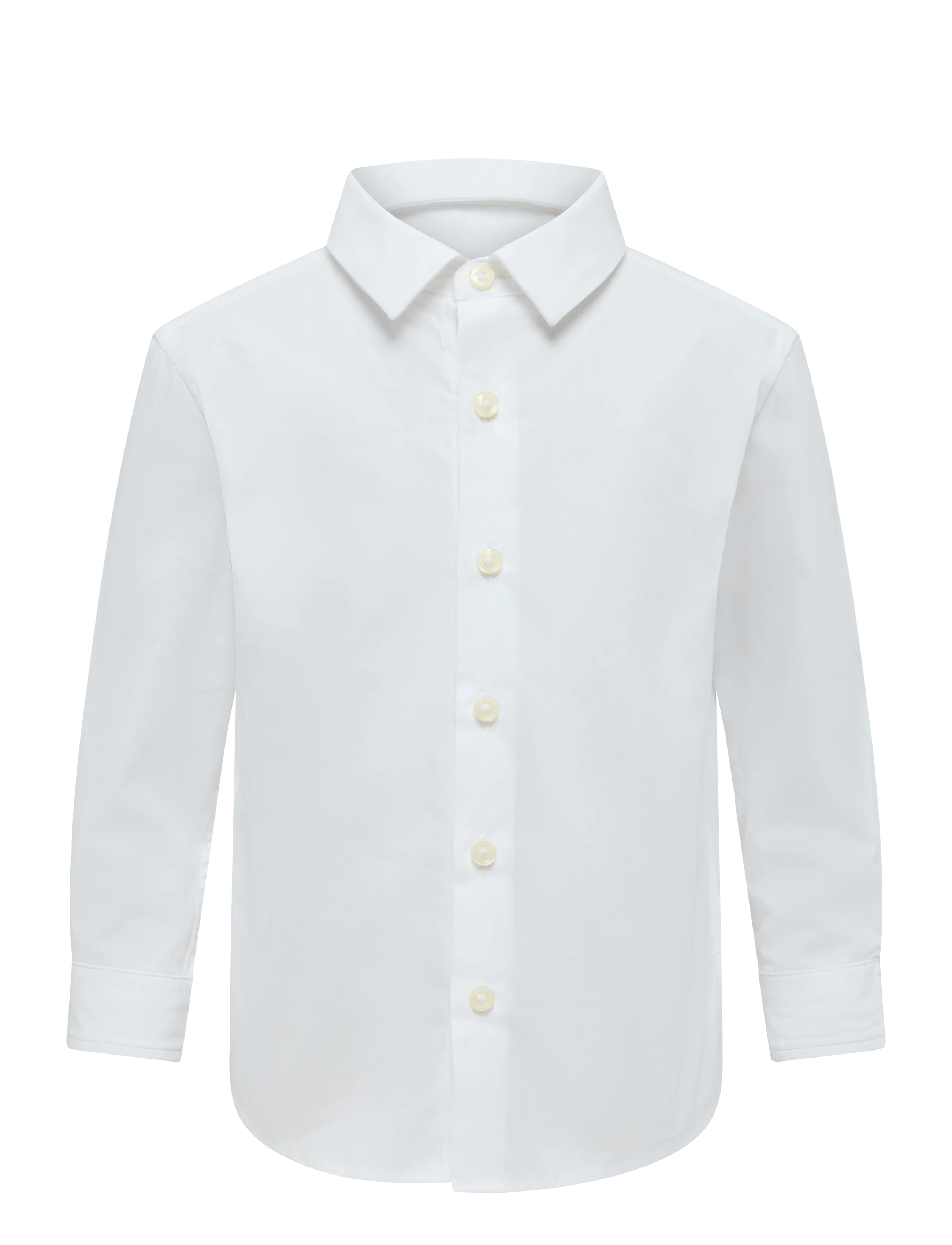 Mango Cotton Poplin Shirt, 98, Shirts, Weiß - Long-sleeved Kinder