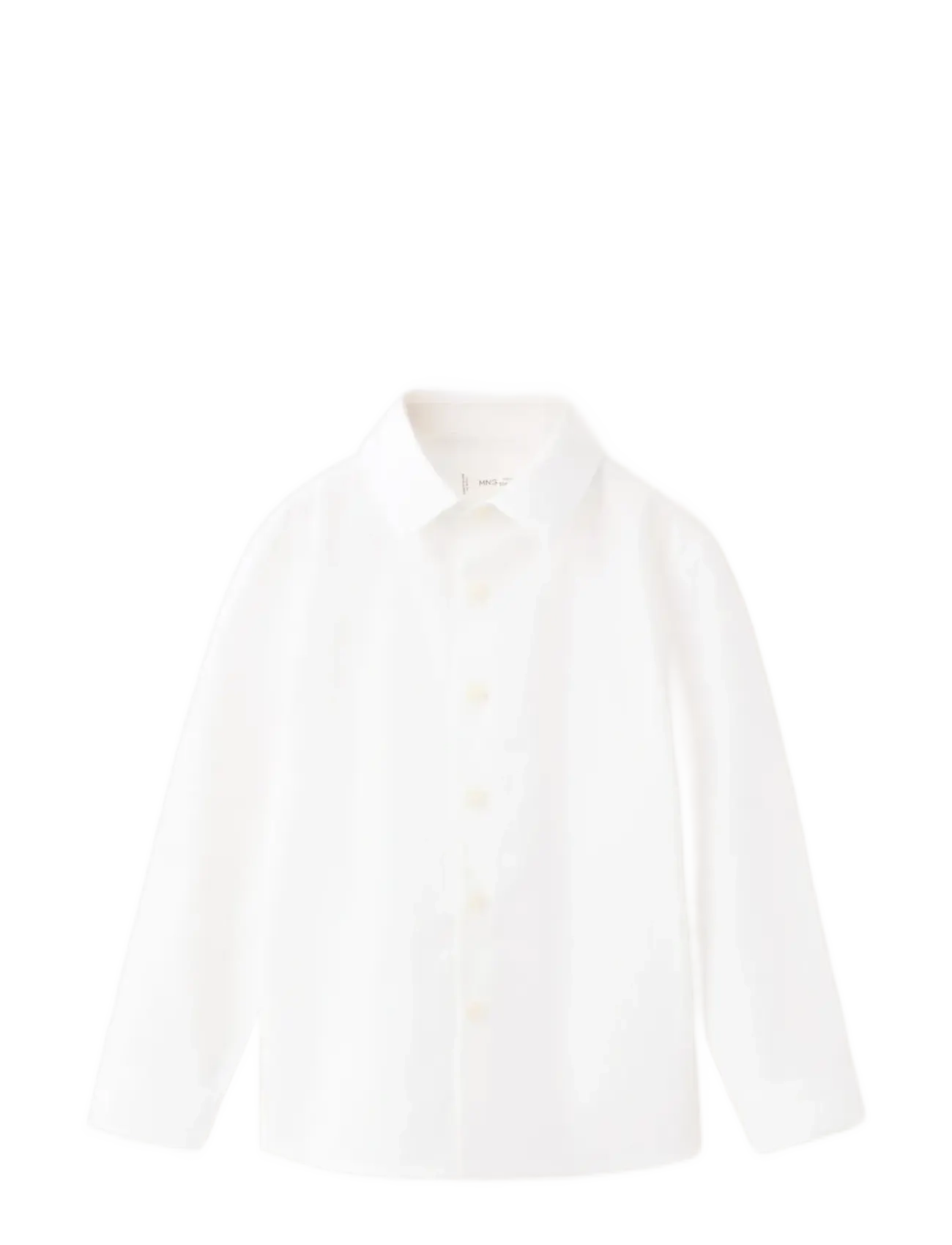 Mango Cotton poplin shirt - Baby 0-2 år - WHITE / white