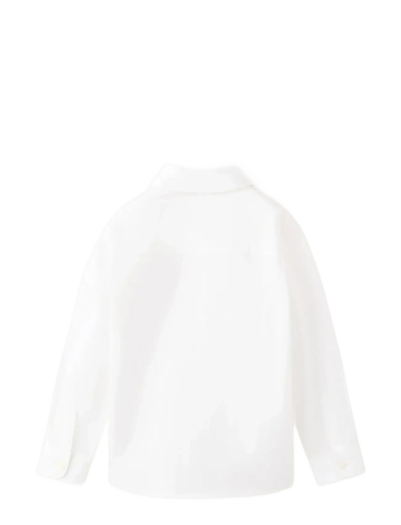 Mango - Cotton poplin shirt - langärmlige hemden - white - 1
