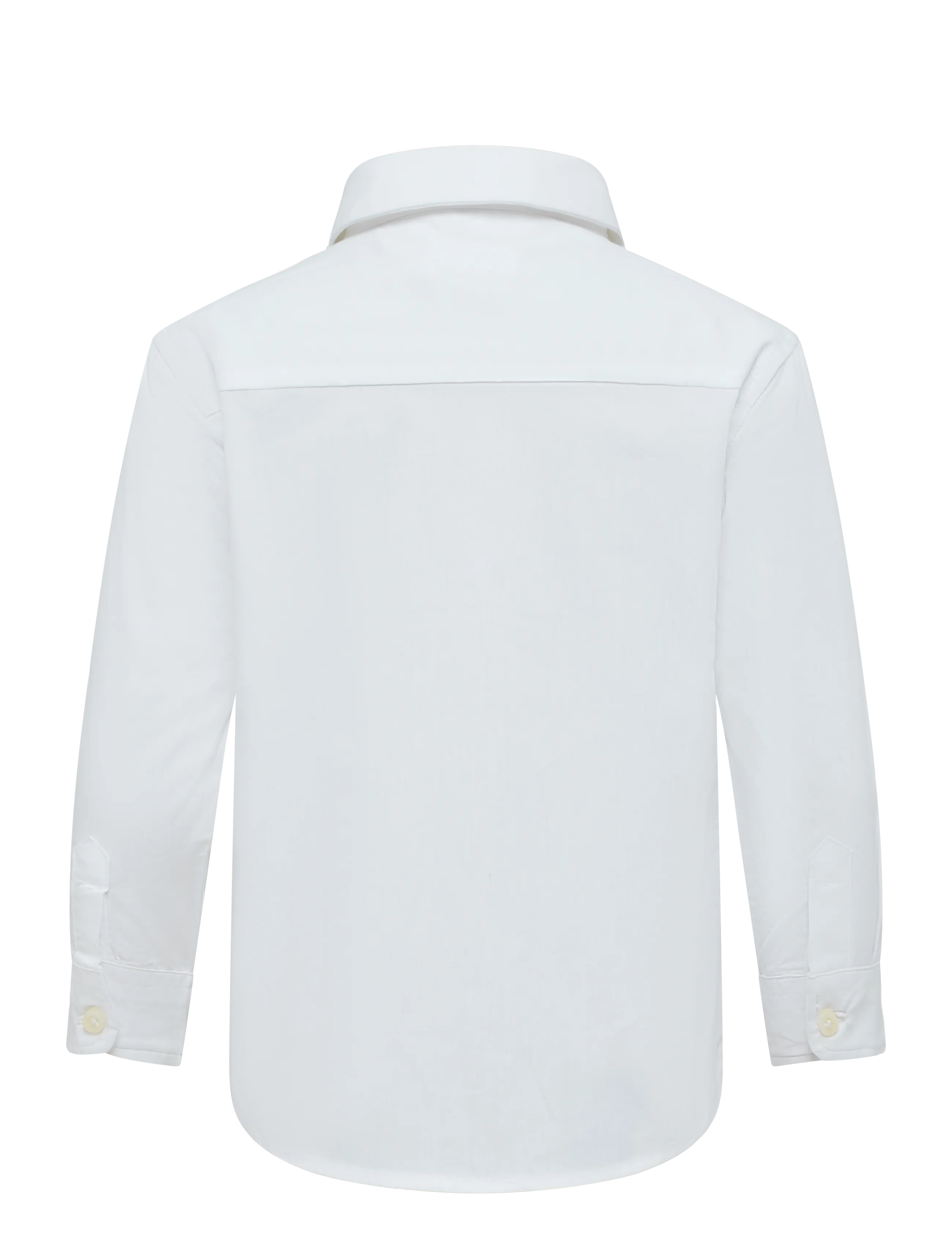 Mango - Cotton poplin shirt - langærmede skjorter - white - 1