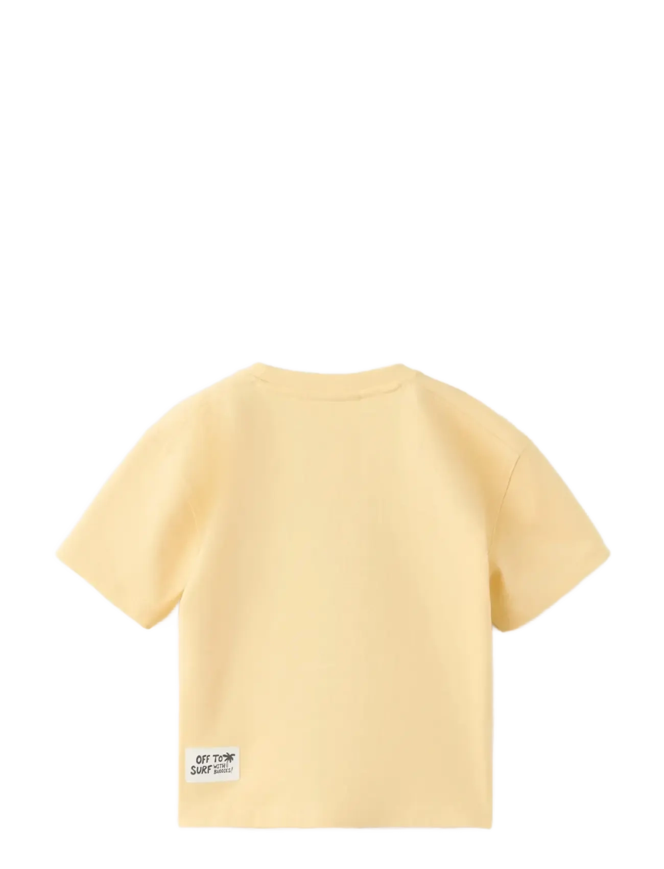 Mango - Printed cotton-blend t-shirt - lyhythihaiset t-paidat - yellow - 1
