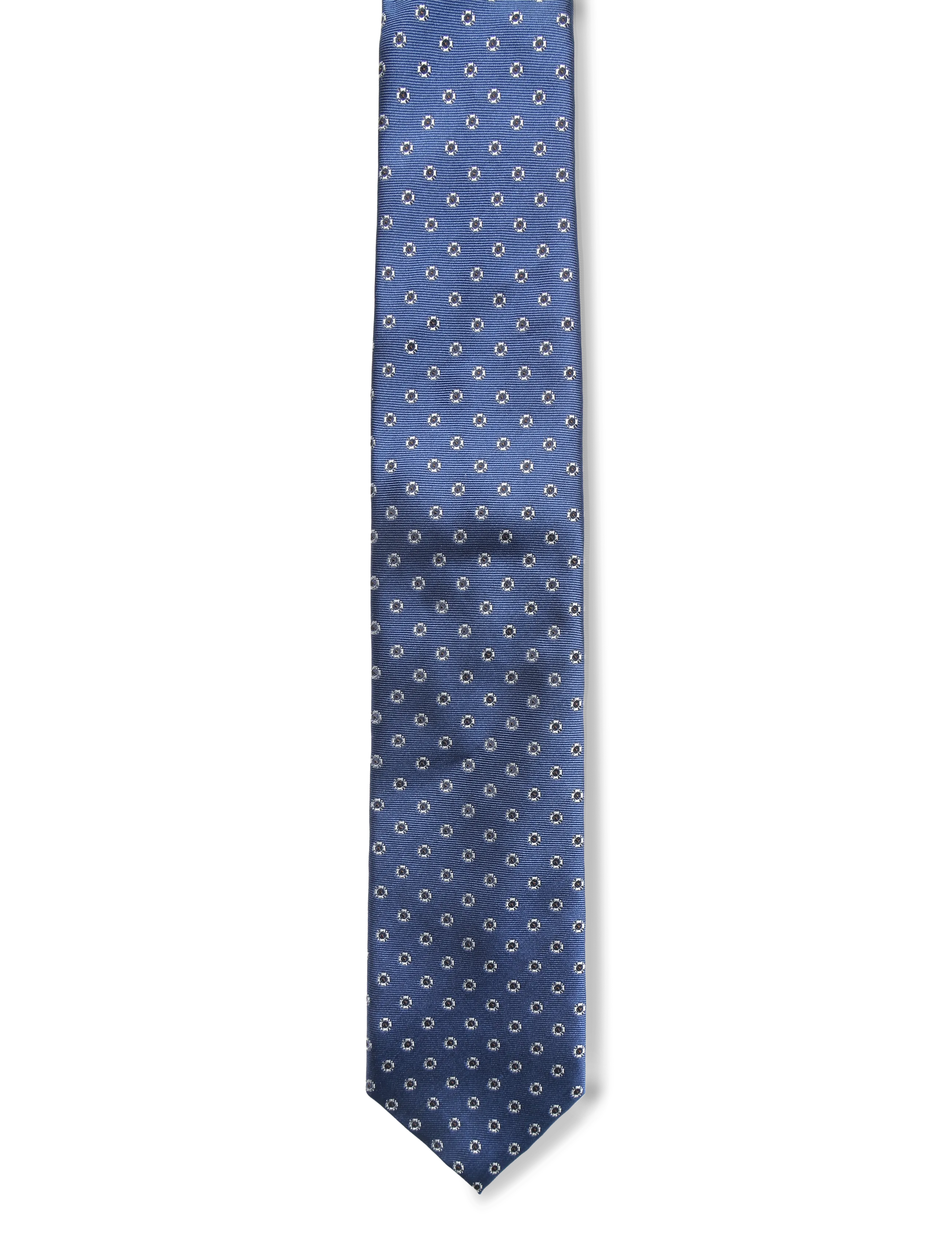 Mango Printed Silk Tie, Mænd, Printet Slips, Blå, Str: ONE SIZE