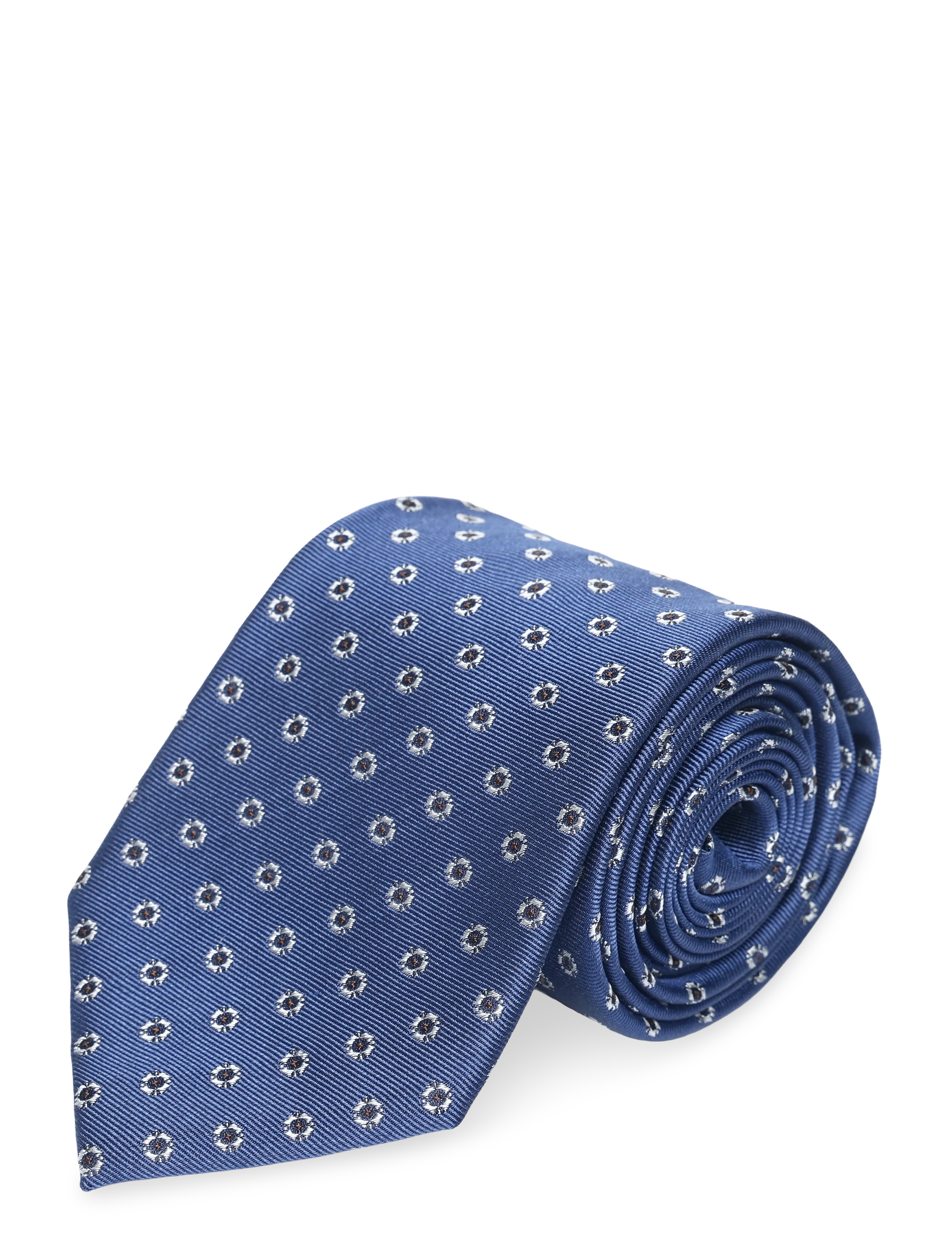 Mango - Printed silk tie - slips - lt-pastel blue - 2
