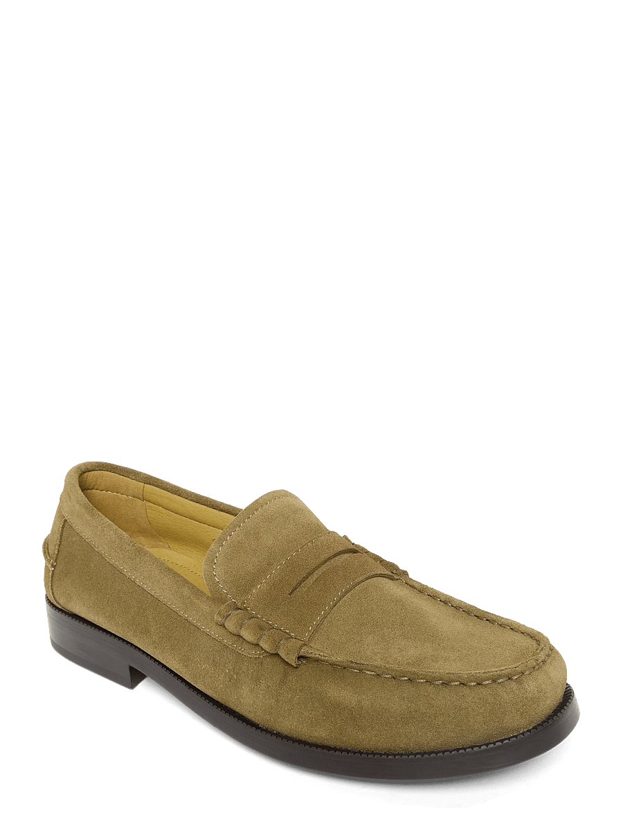 Mango - Split leather moccasin - moc toe sko - lt pastel brown - 0