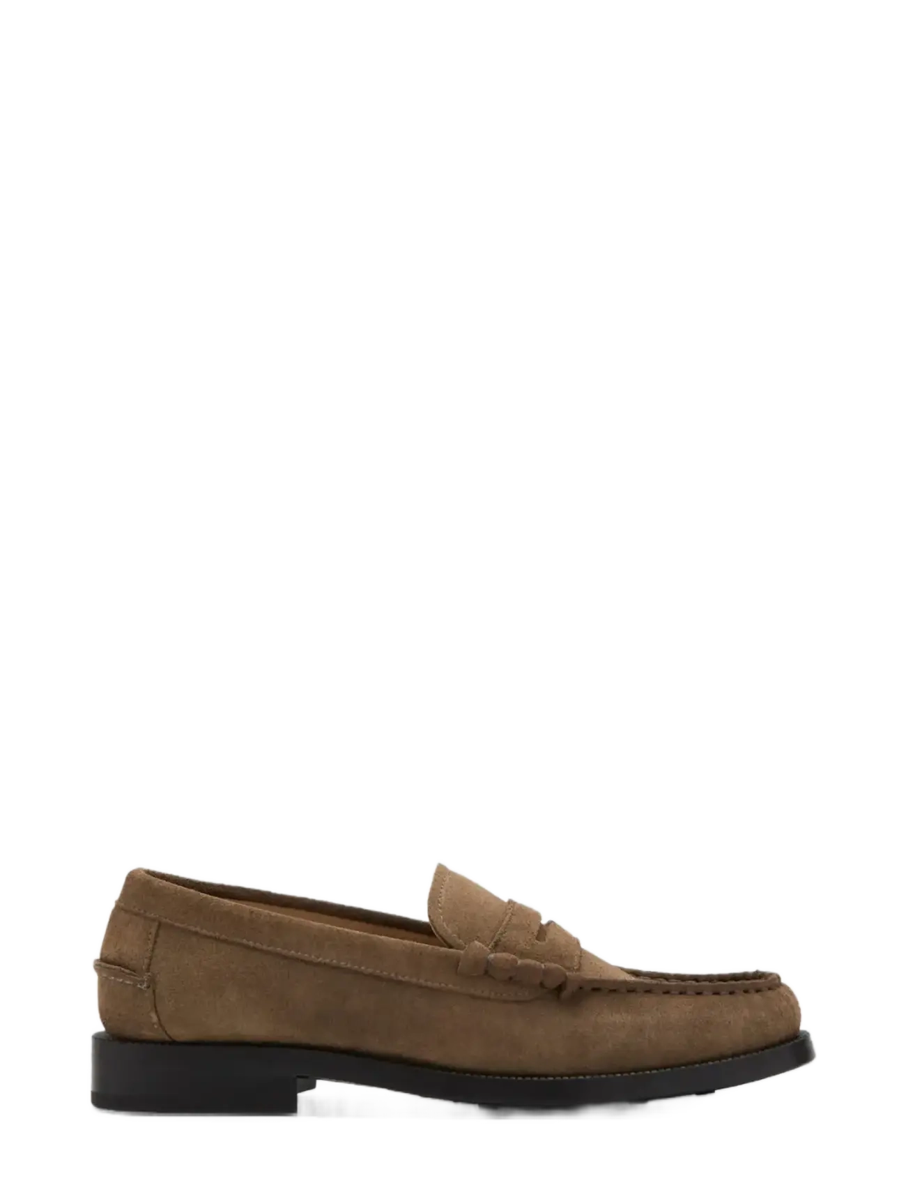 Mango Split leather moccasin - Moc-Toe Boots - LT PASTEL BROWN / brown