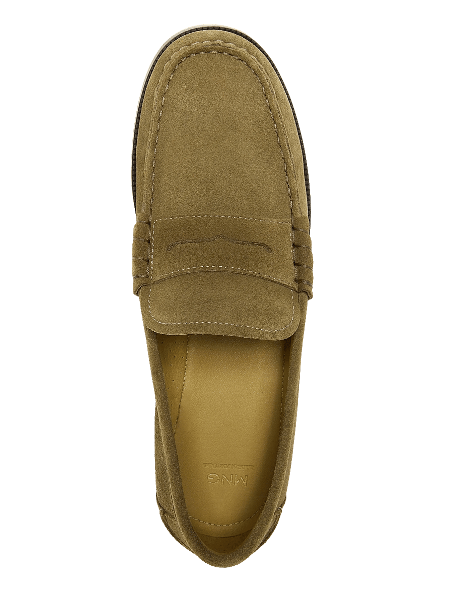 Mango - Split leather moccasin - moc toe sko - lt pastel brown - 2