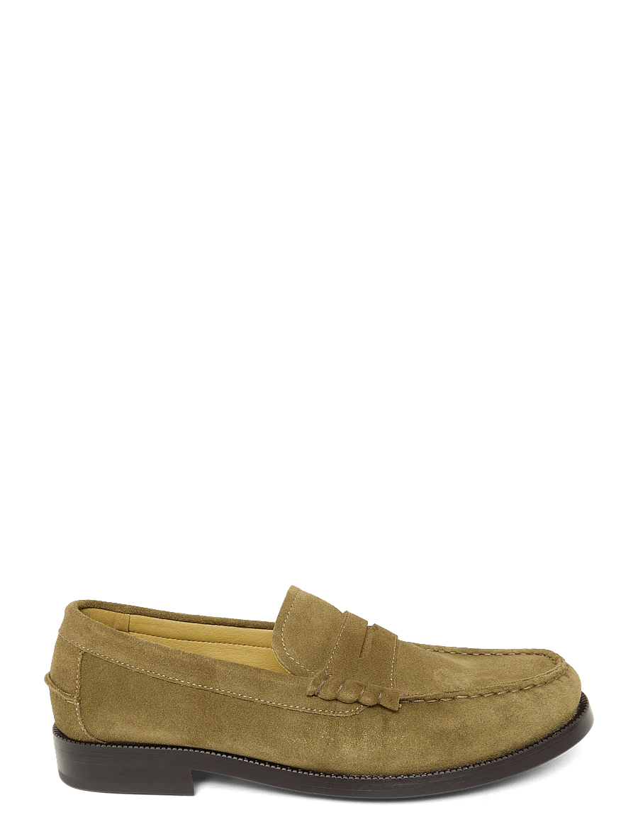 Mango - Split leather moccasin - moc toe sko - lt pastel brown - 3