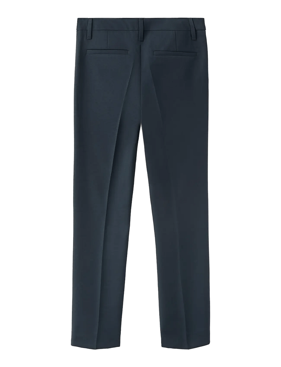 Mango - Straight-fit suit trousers - bukser - navy - 1