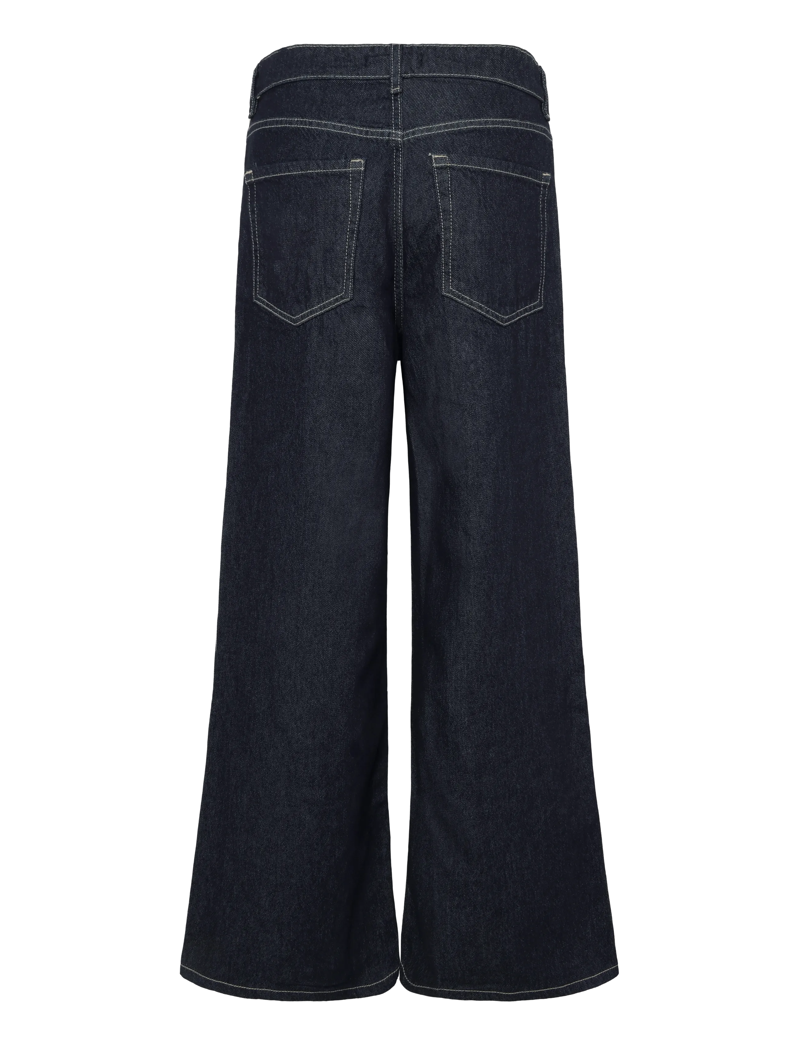 Mango - Low-rise wideleg jeans - brede jeans - open blue - 1