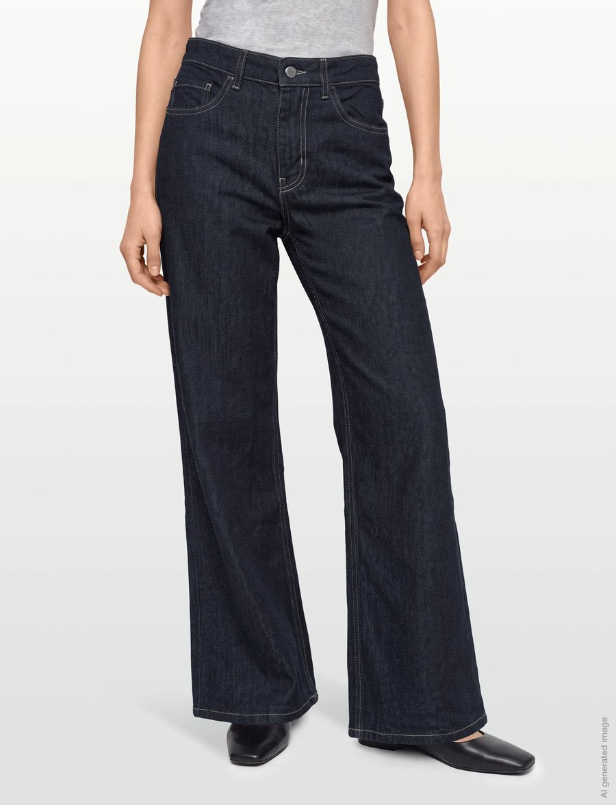 Mango - Low-rise wideleg jeans - vida jeans - open blue - 3