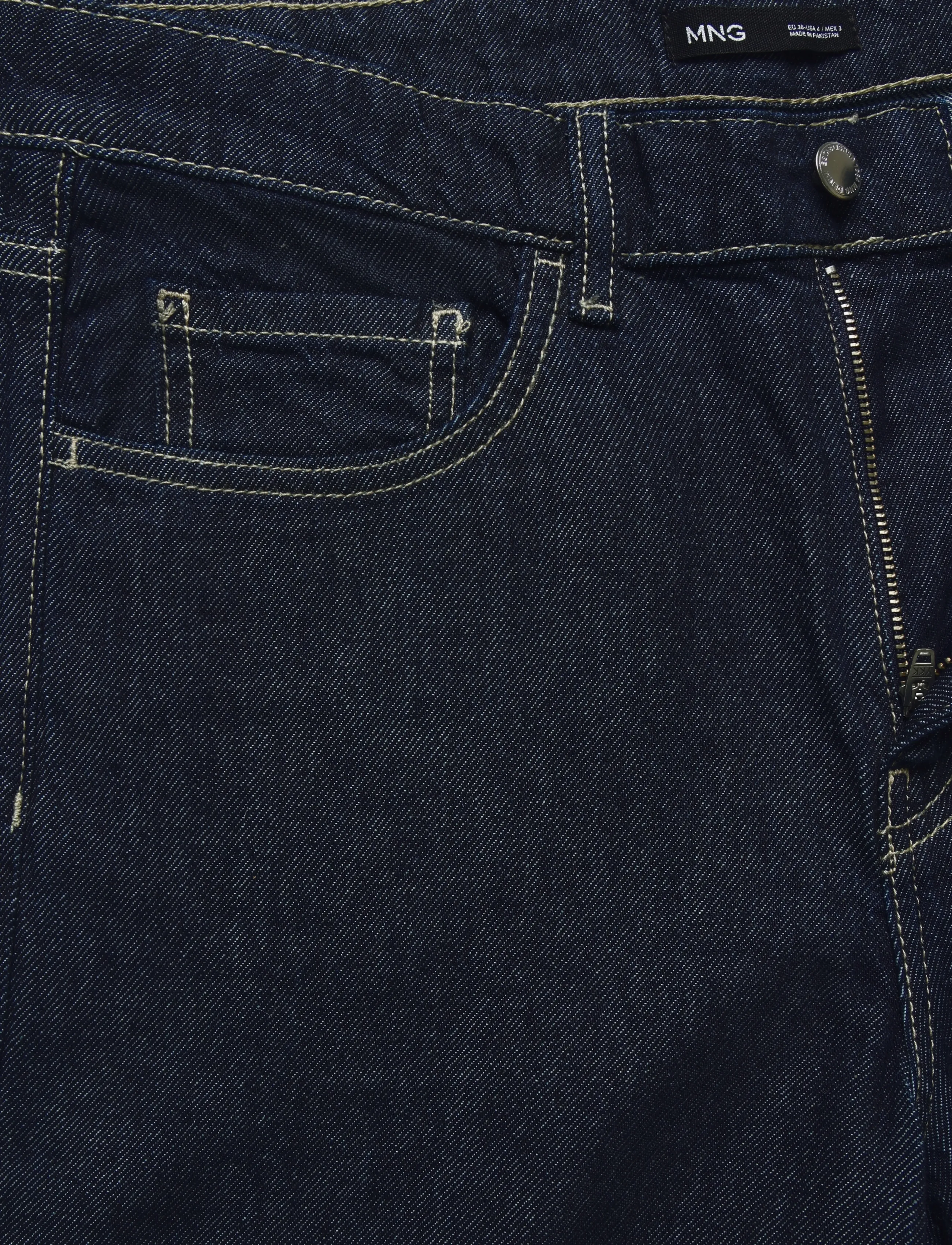 Mango - Low-rise wideleg jeans - brede jeans - open blue - 2