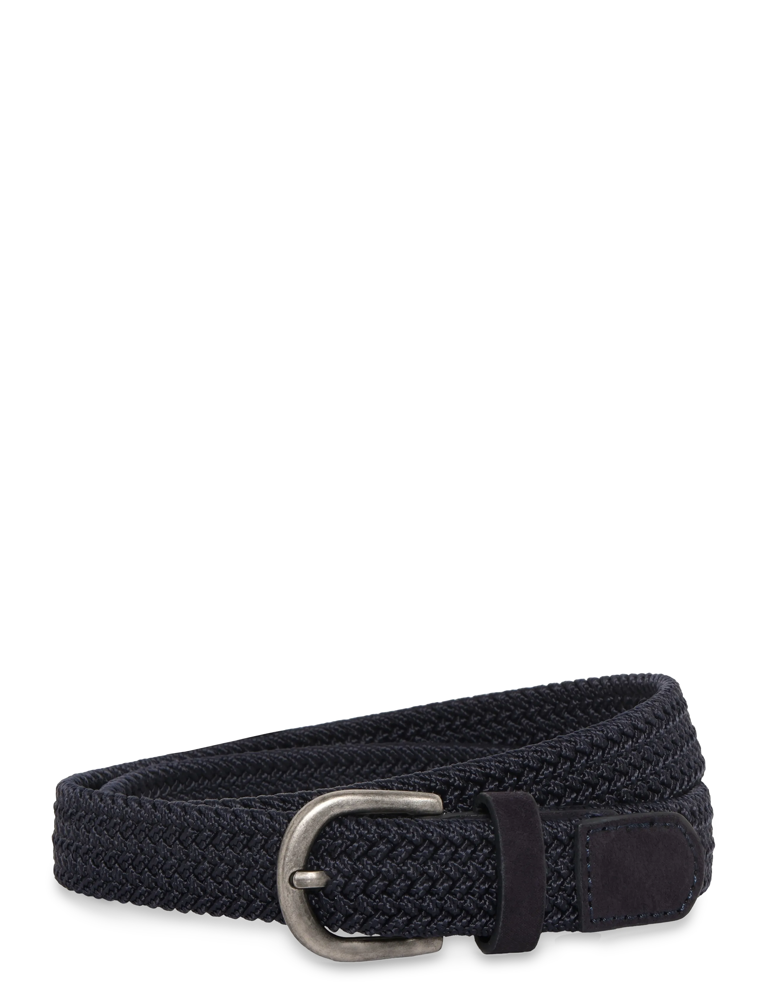 Mango Braided belt - Accessoarer - NAVY / black