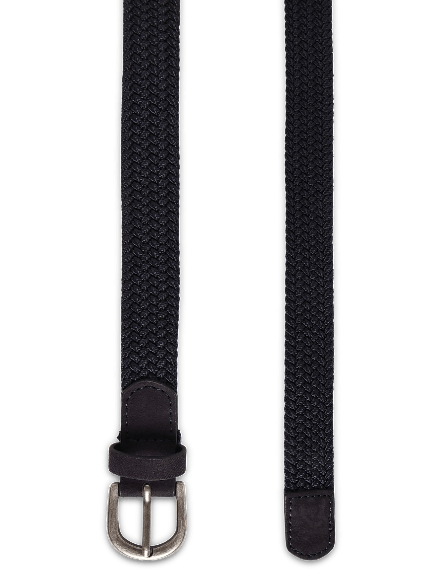 Mango - Braided belt - skärp - navy - 1