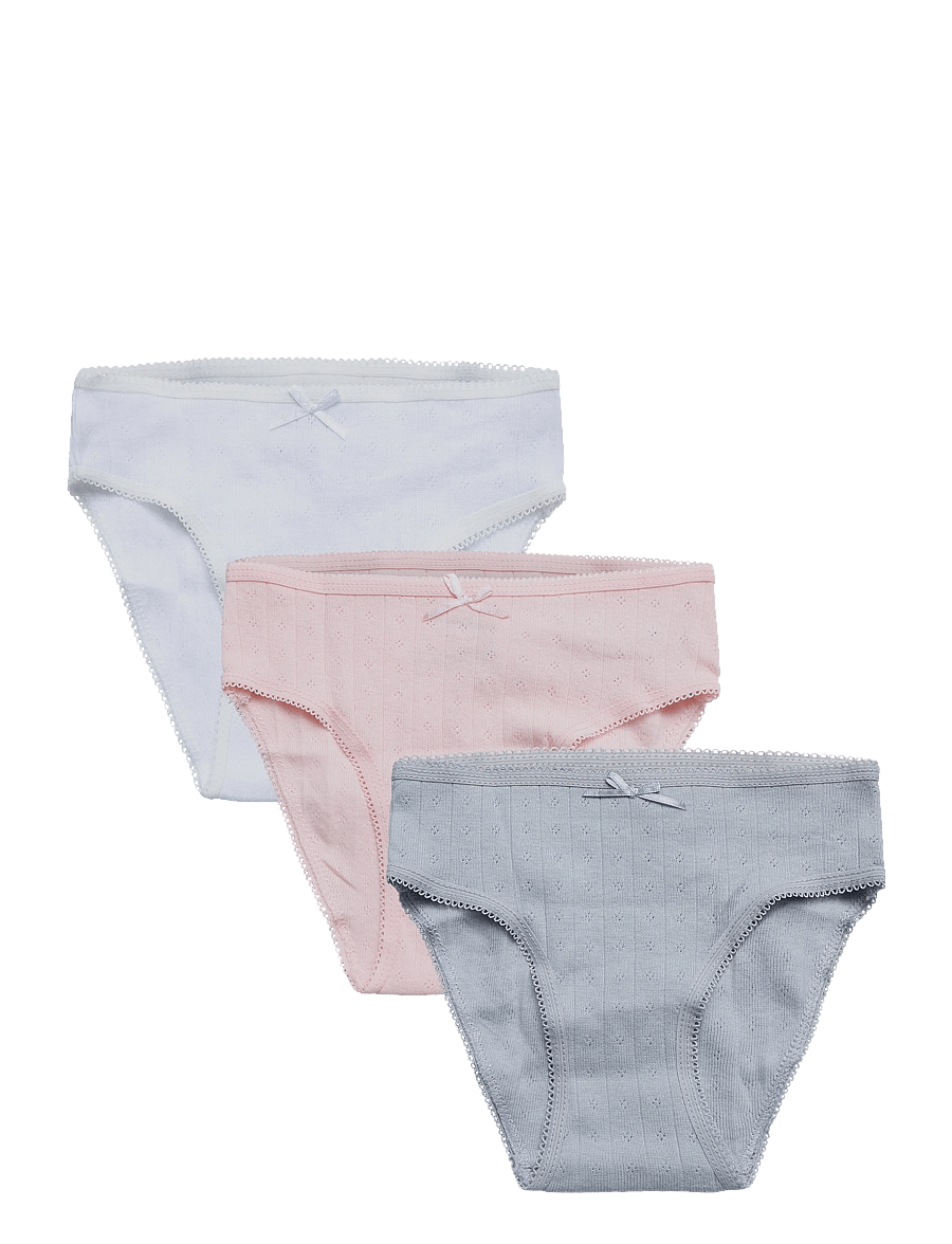 Mango - 3 pack cotton panties - trusser - pink - 0