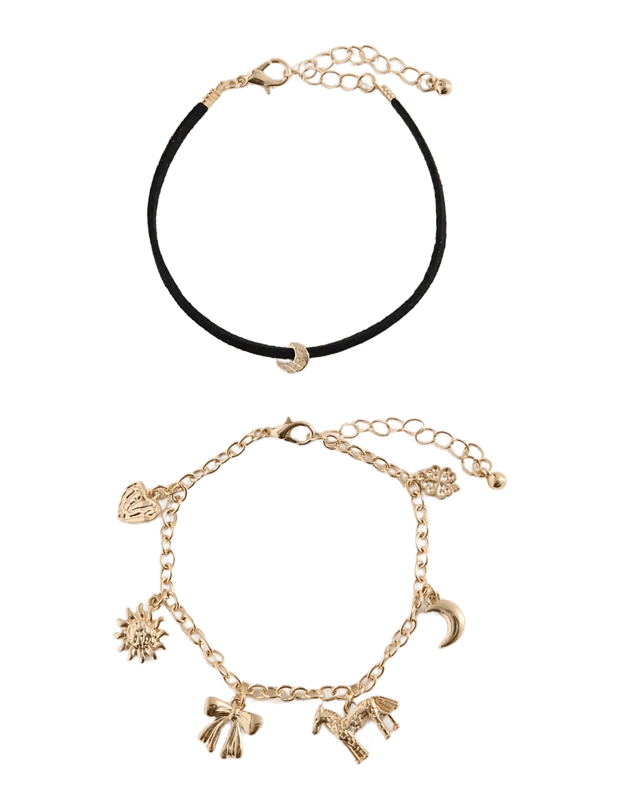 Mango - Pack of 2 combined bracelets - gold - 0