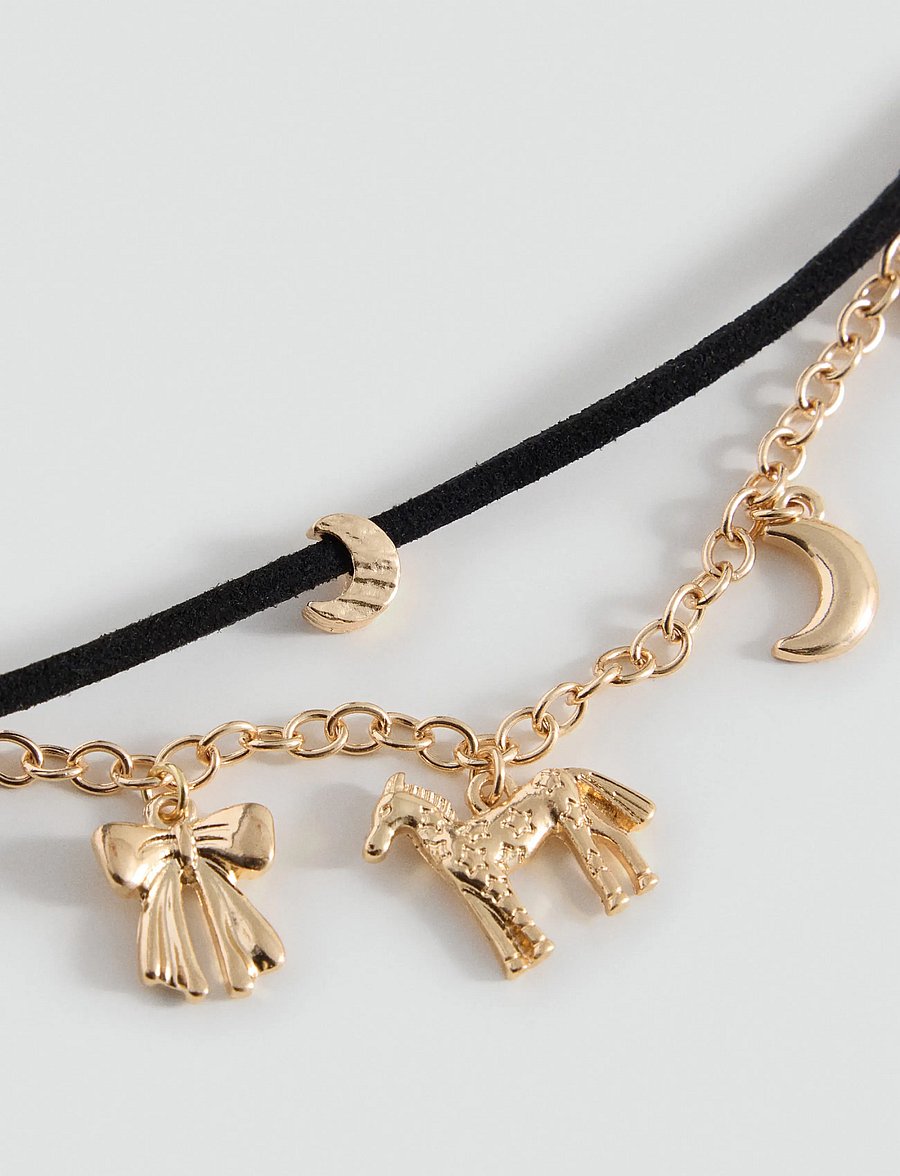 Mango - Pack of 2 combined bracelets - gold - 1
