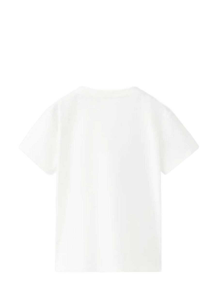 Mango - Cotton T-shirt with print detail - kortärmade t-shirts - natural white - 1