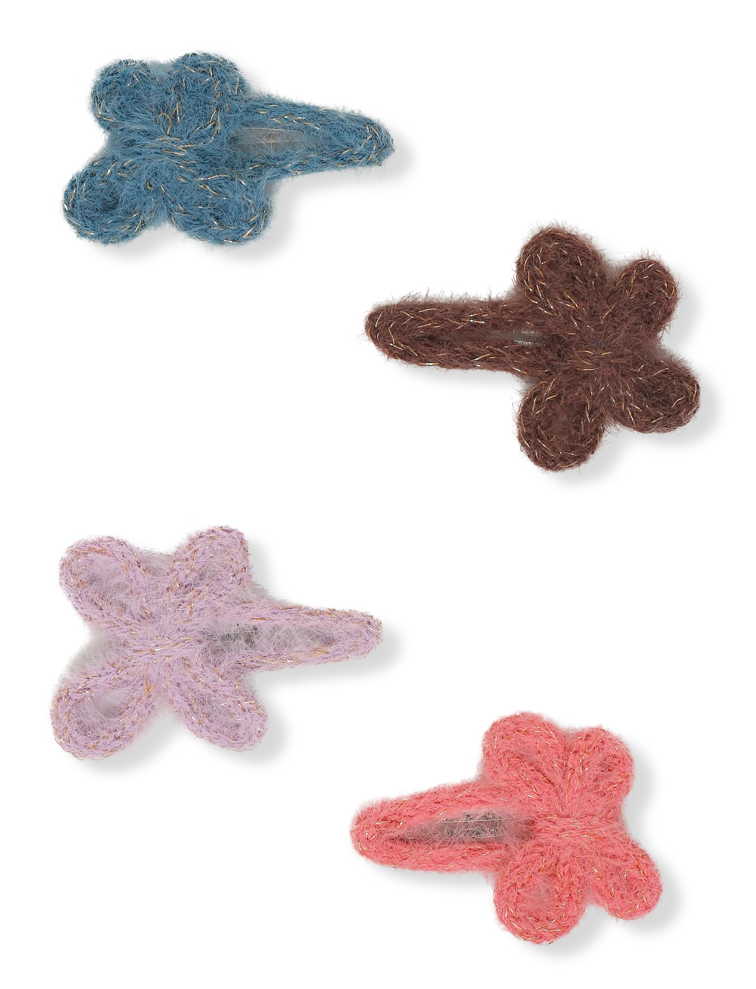 Mango Pack of 4 bow clips - Mango - LT-PASTEL PURPLE / purple