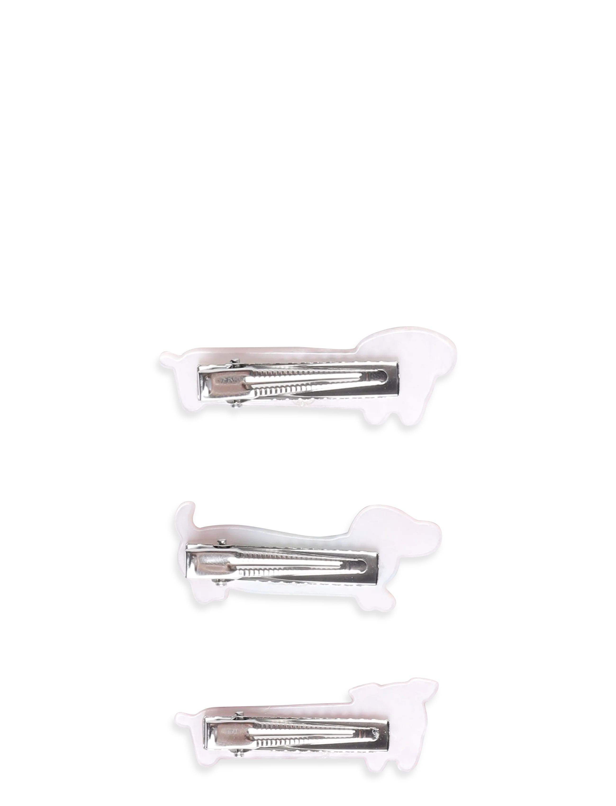 Mango - Pack of 3 dog hair slides - hårklämmor - medium brown - 1
