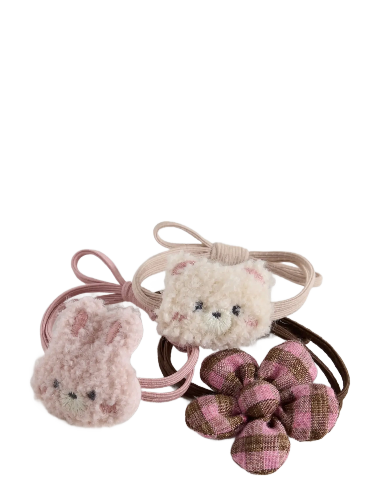 Mango - Pack of 3 combined hair ties - hårbånd og hårsnore - lt pastel brown - 1