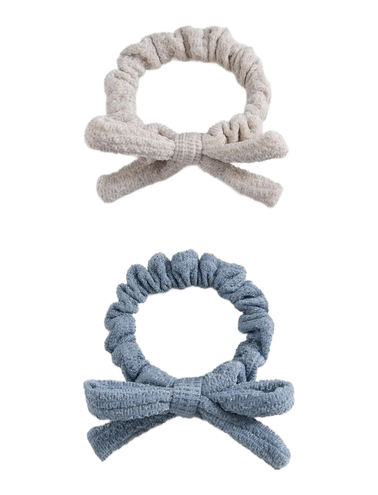 Mango 2 Pack Bow Hair Ties, One Size, Blue, Hårtilbehør > Scrunchies & Hair Ties, Børn
