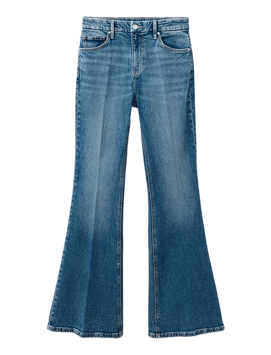 Mango - High waist flare jeans - vida jeans - open blue - 1