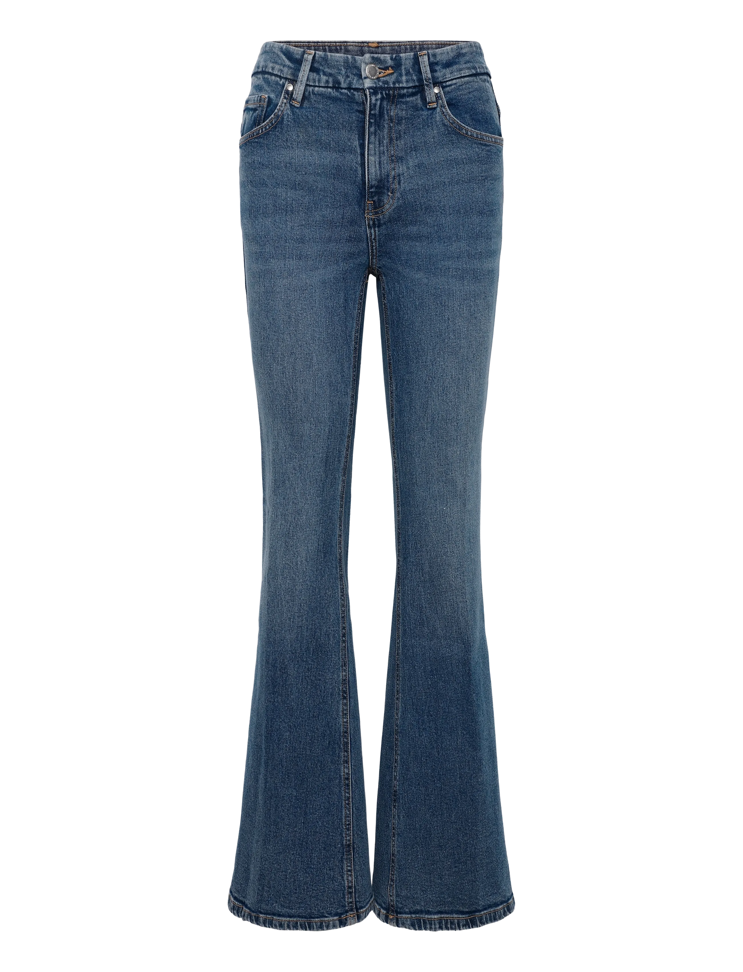 Mango - High waist flare jeans - vida jeans - open blue - 1