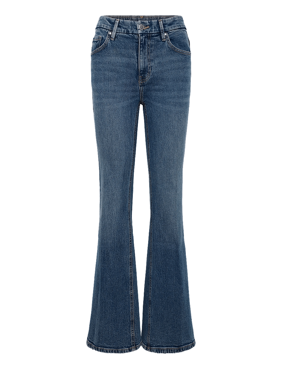 Mango - High waist flare jeans - vida jeans - open blue - 1