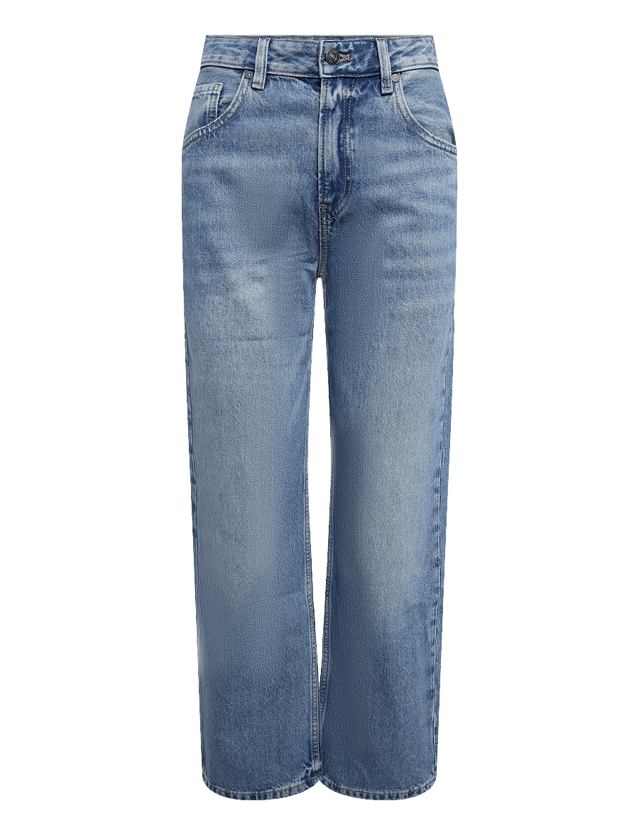 Mango - Miami medium-rise straight-fit jeans - raka jeans - open blue - 0