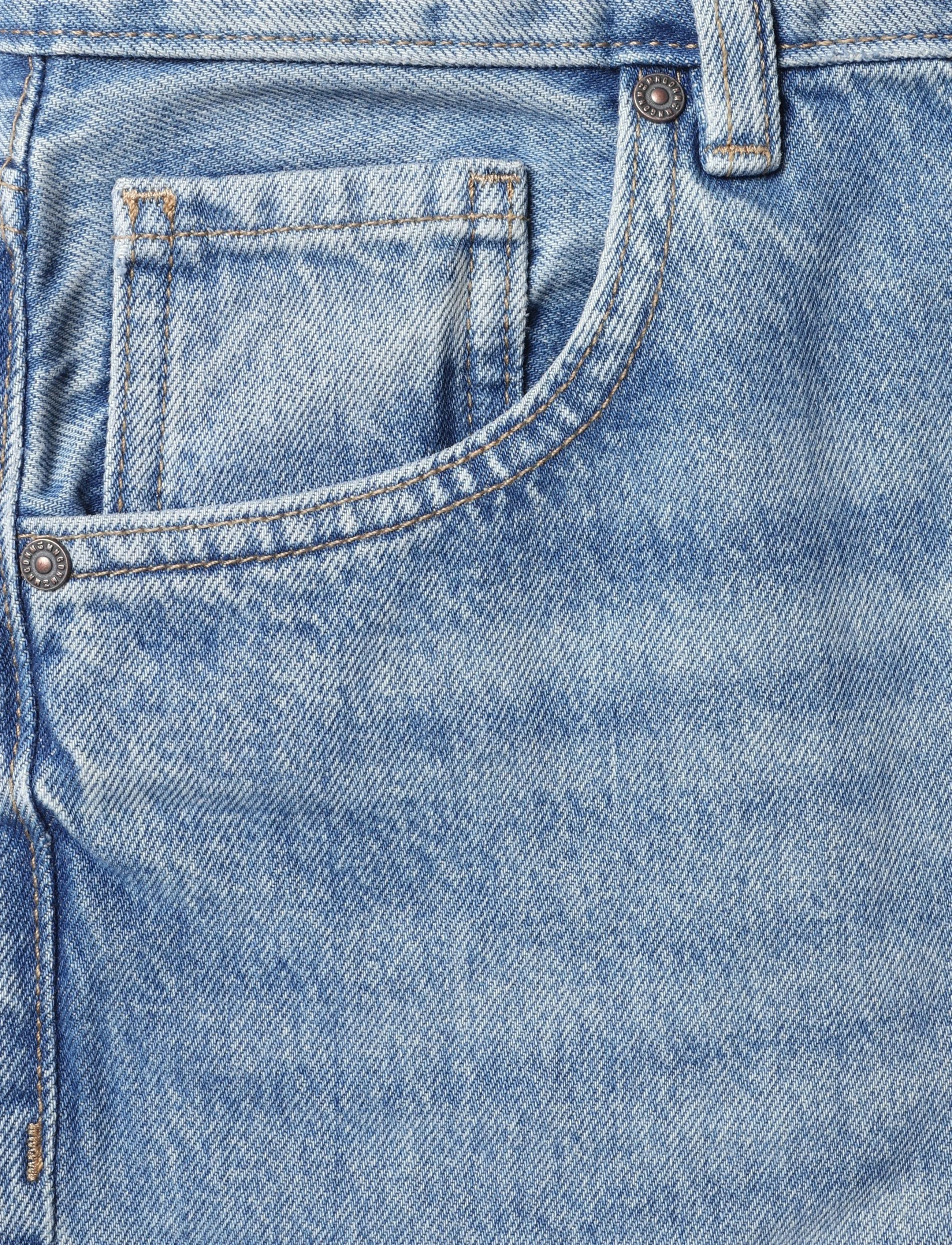 Mango - Miami medium-rise straight-fit jeans - open blue - 2