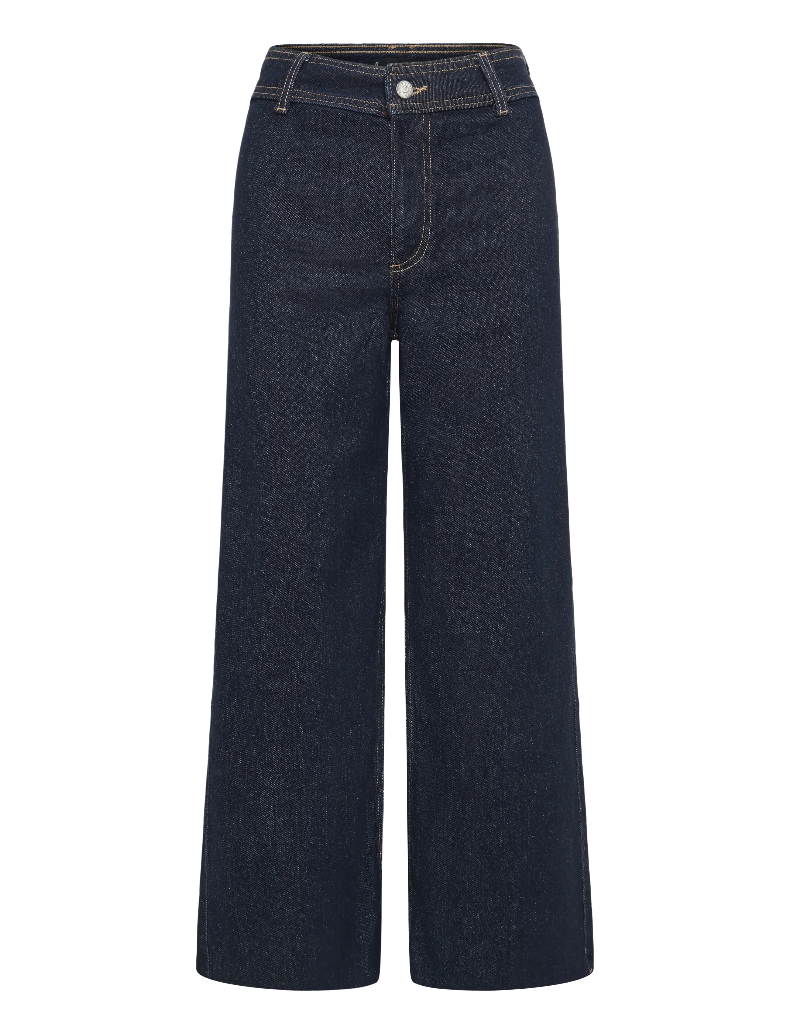Mango - Catherin culotte high-rise jeans - culottes - open blue - 1