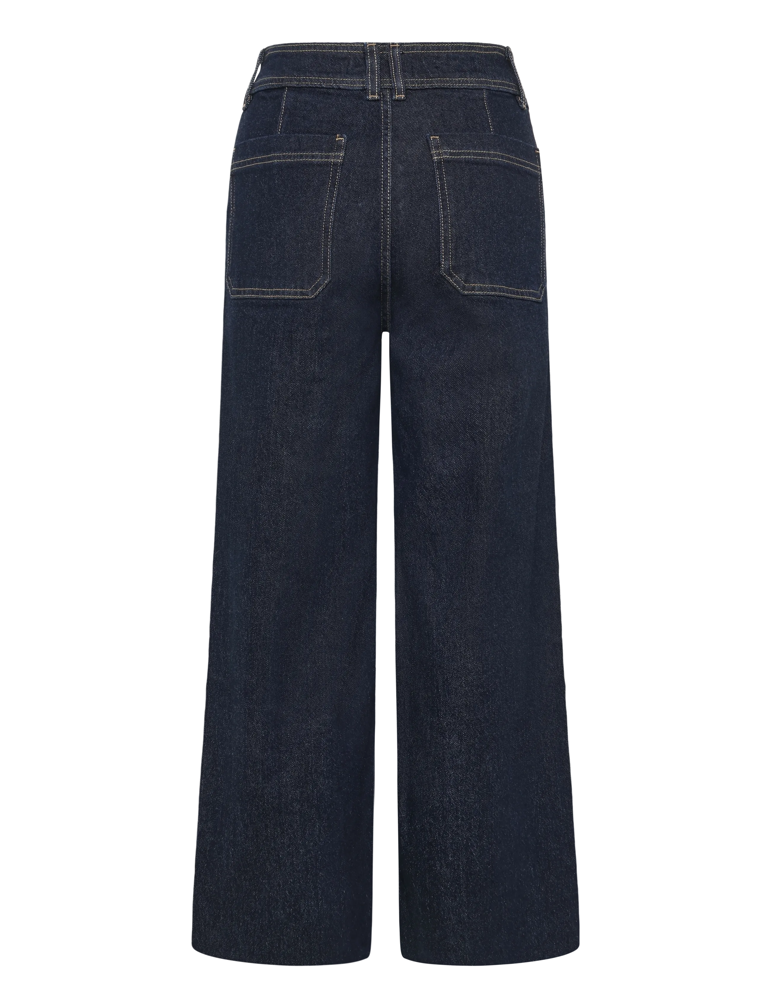 Mango - Catherin culotte high-rise jeans - culottes - open blue - 2