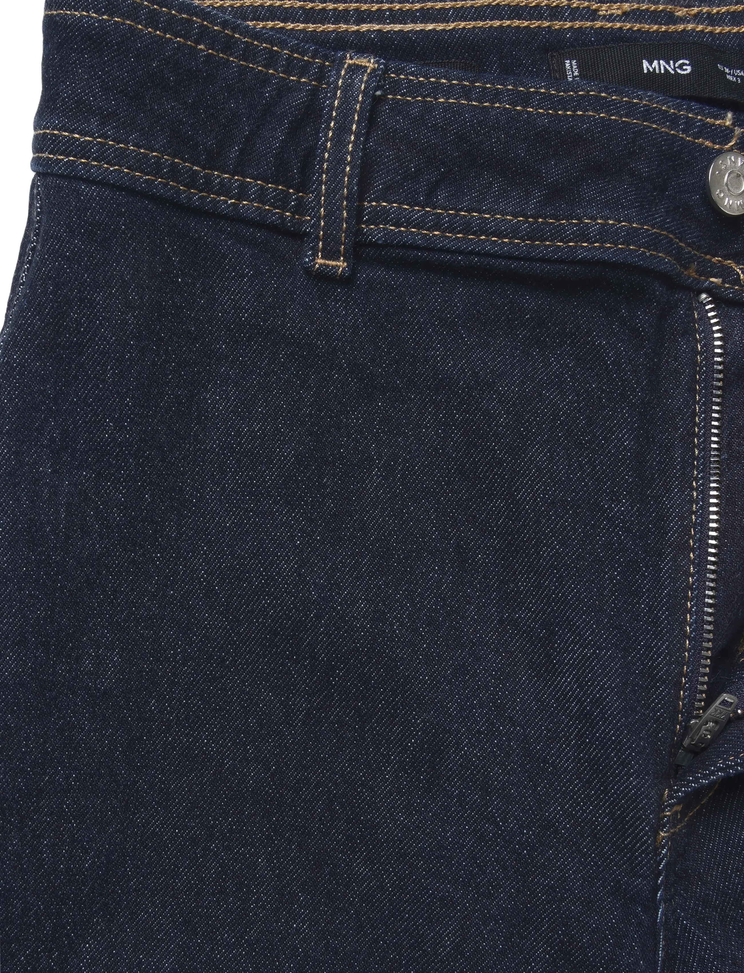 Mango - Catherin culotte high-rise jeans - culottes - open blue - 5