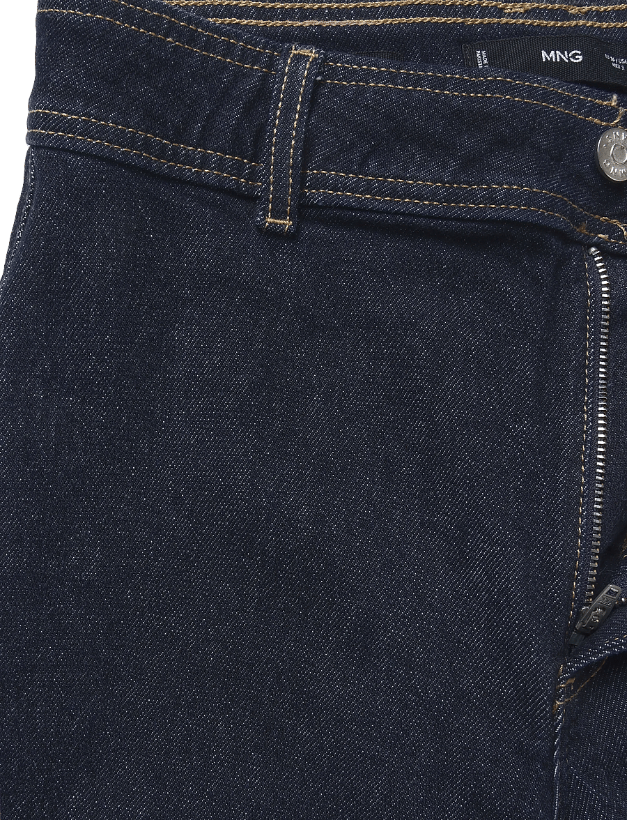 Mango - Catherin culotte high-rise jeans - culottes - open blue - 5
