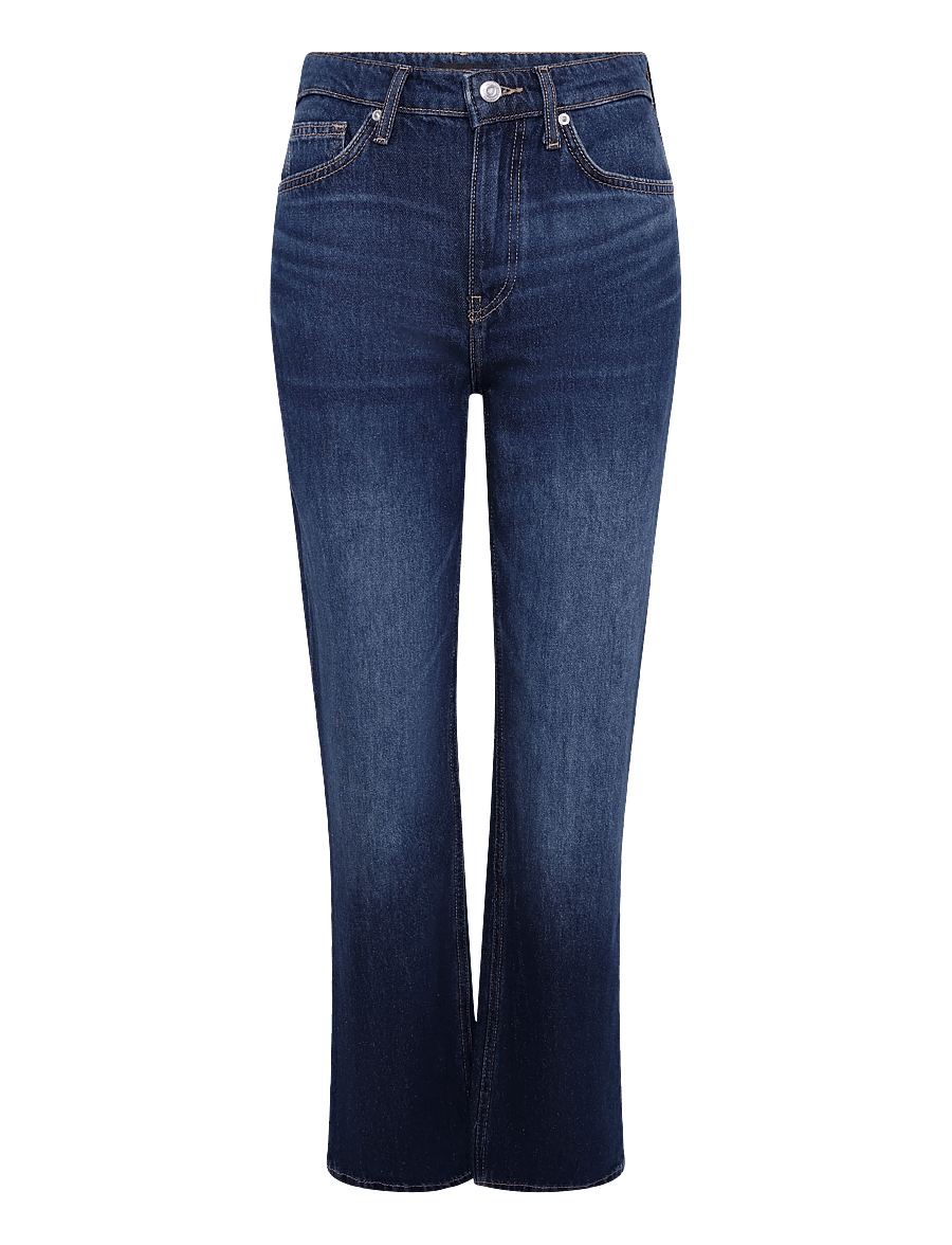 Mango - Matilda high-rise straight jeans - raka jeans - open blue - 1