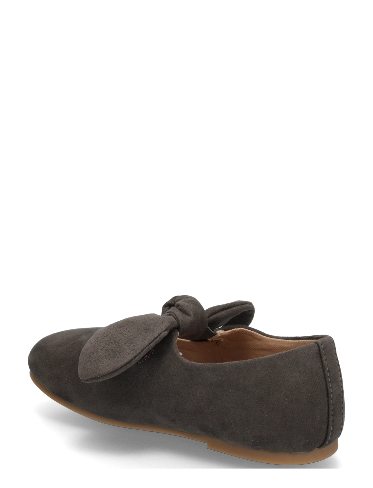 Mango - Suede effect bow ballet flats - ballerinaskor & slip-ons - charcoal - 1